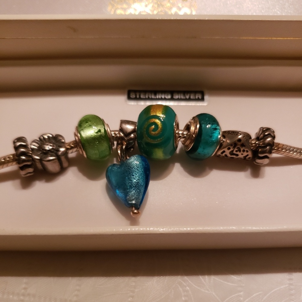 Charm Bracelet in sterling silver